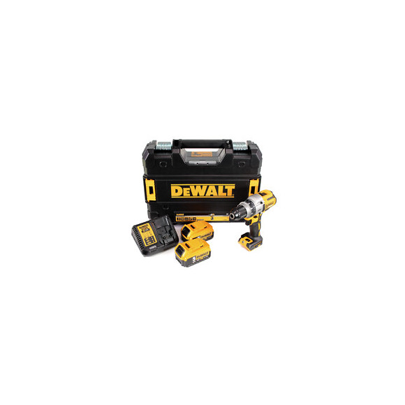 Dewalt Dcd 991 P2 18 V Brushless Li-ion Perceuse Visseuse Sans Fil Avec Boîtier Tstak Ii + 2x Batteries Dcb 184 5,0 Ah + Charg