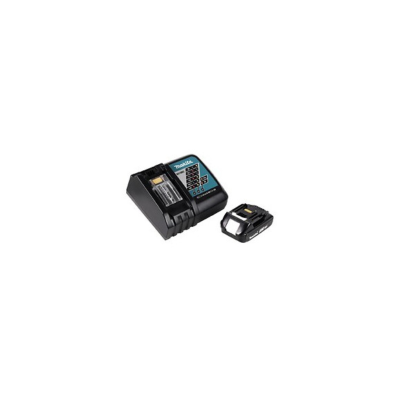 Makita Dda 351 Re1j Perceuse Visseuse D'angle Sans Fil, 18 V 13,5nm + 1x Batterie 2,0ah + Chargeur + Makpac