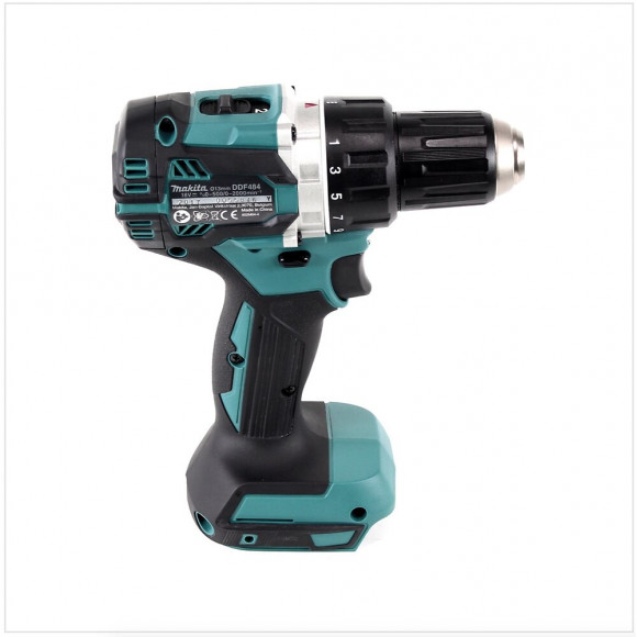 Makita Ddf 484 Zj 18 V Perceuse Visseuse Sans Fil Brushless 54 Nm Avec Boîtier Makpac - Sans Batteries, Ni Chargeur
