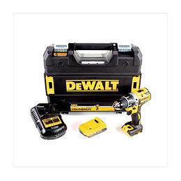 Dewalt Dcd 791 D1 18 V Perceuse Sans Fil Brushless Avec Boîtier Tstak-box + 1x Batterie Dcb 183 2,0 Ah + Chargeur Dcb 105