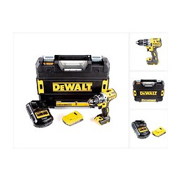 Dewalt Dcd 791 D1 18 V Perceuse Sans Fil Brushless Avec Boîtier Tstak-box + 1x Batterie Dcb 183 2,0 Ah + Chargeur Dcb 105