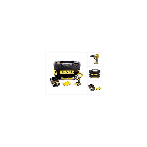 Dewalt Dcd 791 D1 18 V Perceuse Sans Fil Brushless Avec Boîtier Tstak-box + 1x Batterie Dcb 183 2,0 Ah + Chargeur Dcb 105