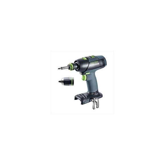 Festool T 18+3 Li-basic Perceuse-visseuse Sans Fil + Coffret De Transport Systainer + 1x Batterie Bp 18 Li 3,1 Ah - Sans Charge