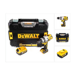 Dewalt Dcd 991 18 V Brushless Li-ion Perceuse-visseuse Sans Fil 3 Vitesses + Coffret Tstak Ii + 1 X Batterie Dcb 184 5,0 Ah - S