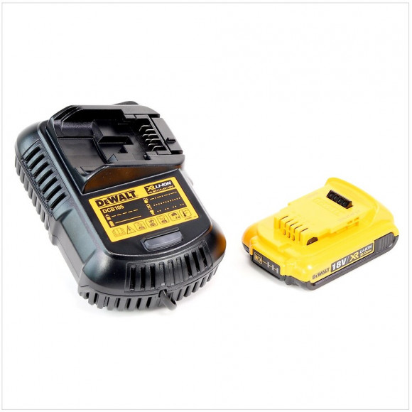 Dewalt Dcd 791 D1 18 V Perceuse Sans Fil Brushless Avec Boîtier Tstak-box + 1x Batterie Dcb 183 2,0 Ah + Chargeur Dcb 105