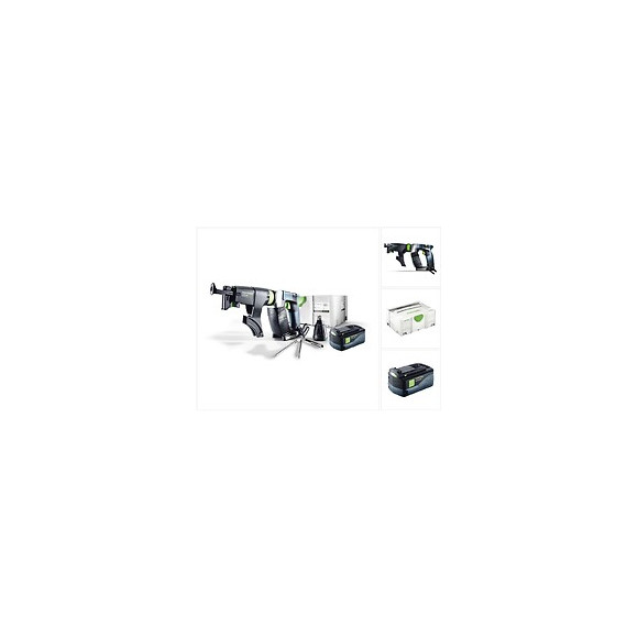 Festool Dwc 18-2500 Li Basic Visseuse Sans Fil Pour Plaquistes ( 574742 ) Avec Boîtier Systainer + Chargeur De Vis + 1x Batter