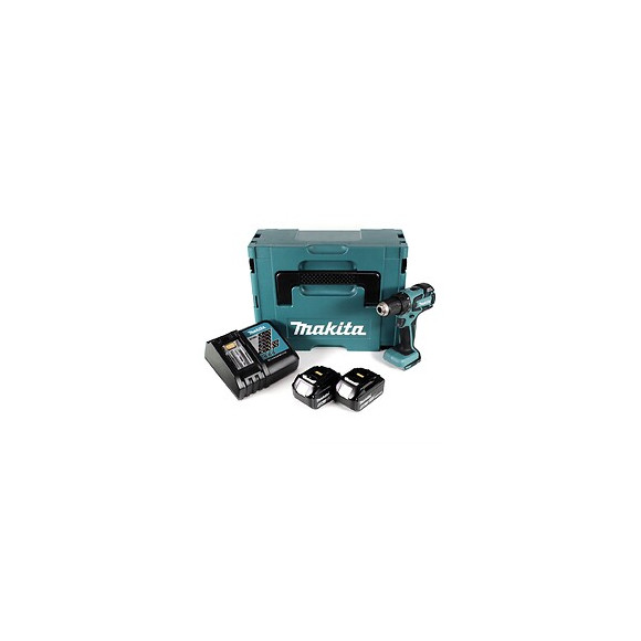 Makita Ddf 459 Rgj 18 V Li-ion Perceuse Visseuse Sans Fil + Coffret Makpac + 2 X Batteries 6,0 Ah + Chargeur