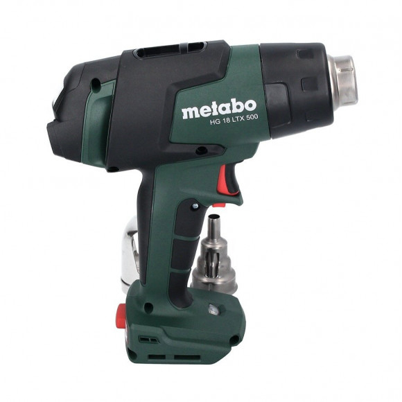 Metabo Hg 18 Ltx 500 Pistolet À Air Chaud 300 - 500 °c  18 V + Coffret Metabo - Sans Batterie - Sans Chargeur ( 610502840 )
