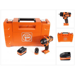 Fein Abs 18 Q Perceuse-visseuse Sans Fil 18v 60nm Interface Quickin ( 71132264000 ) + Coffret De Transport + 1 X Batterie High 