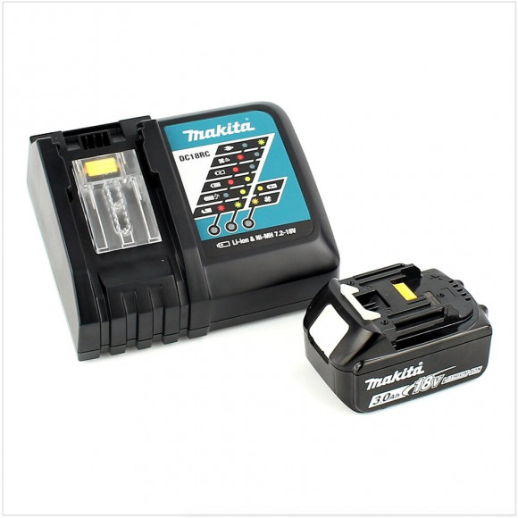 Makita Ddf 481 Rf1j Perceuse-visseuse Sans Fil 18v 115 Nm + Makpac + 1x Batterie  3,0 Ah + Chargeur