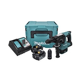 Makita Dhr 243 Rfj Perforateur Sans Fil Brushless Avec Sds-plus + 2x Batteries 3.0 Ah  + Chargeur + Makpac
