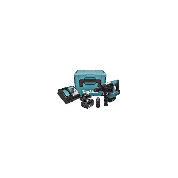 Makita Dhr 243 Rfj Perforateur Sans Fil Brushless Avec Sds-plus + 2x Batteries 3.0 Ah  + Chargeur + Makpac