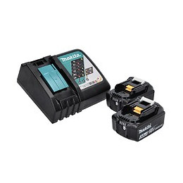 Makita Dhr 243 Rfj Perforateur Sans Fil Brushless Avec Sds-plus + 2x Batteries 3.0 Ah  + Chargeur + Makpac