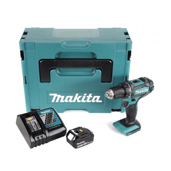 Makita Ddf 482 Rf1j Perceuse Visseuse Sans Fil 18v 62nm + 1x Batterie 3,0 Ah + Chargeur + Makpac