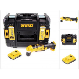 Dewalt Dcd 740 18 V Li-ion Perceuse D'angle Sans Fil + Coffret De Transport Tstak Ii + 1x Batterie 2,0 Ah - Sans Chargeur