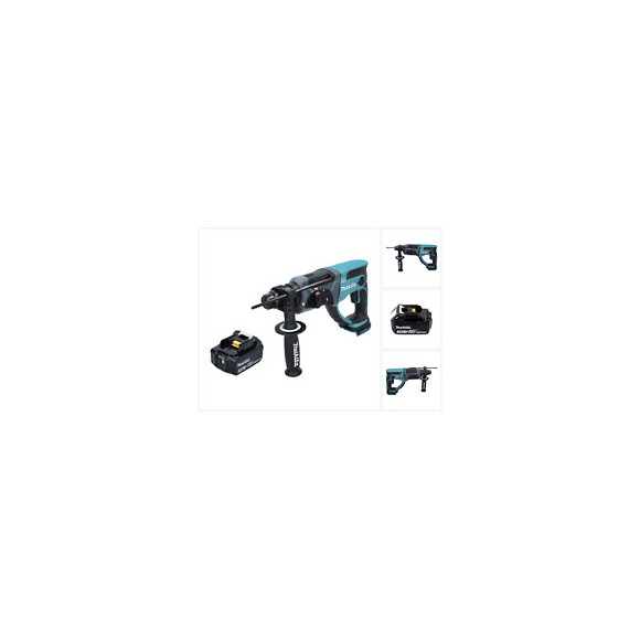Makita Dhr 202 F1 18 V Li-ion Perforateur Burineur Sans Fil + 1x Batterie Bl1830 3,0 Ah - Sans Chargeur