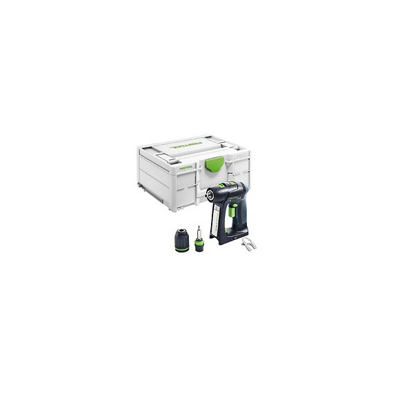 Festool C 18 Basic Perceuse-visseuse Sans Fil 18 V 45 Nm Brushless + Coffret De Transport ( 576434 ) - Sans Batterie, Sans Char