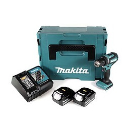 Makita Ddf 485 Rgj 18 V Li-ion Perceuse Visseuse Sans Fil Brushless 13 Mm + Coffret Makpac + 2 X Batteries 6,0 Ah + Chargeur
