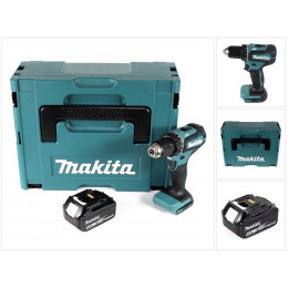 Makita Ddf 485 G1j 18 V Li-ion Perceuse Visseuse Sans Fil Brushless 13 Mm + Coffret Makpac + 1 X Batterie 6,0 Ah - Sans Chargeu
