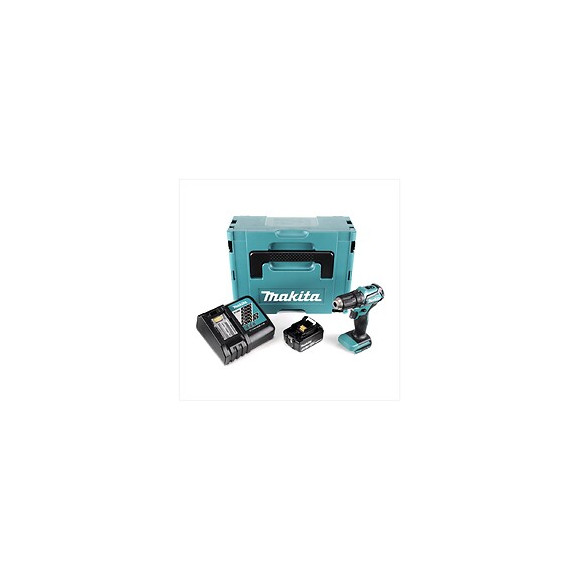 Makita Ddf 483 Rf1j 18 V Perceuse Visseuse Sans Fil Avec Boîtier Makpac + 1x Batterie Bl 1830 3,0 Ah + Chargeur Dc18rc