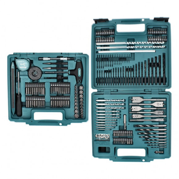 Makita Jeu De Forets Et D'embouts: Embouts / Forets/ Douilles 212 Pcs. ( E-06270 )