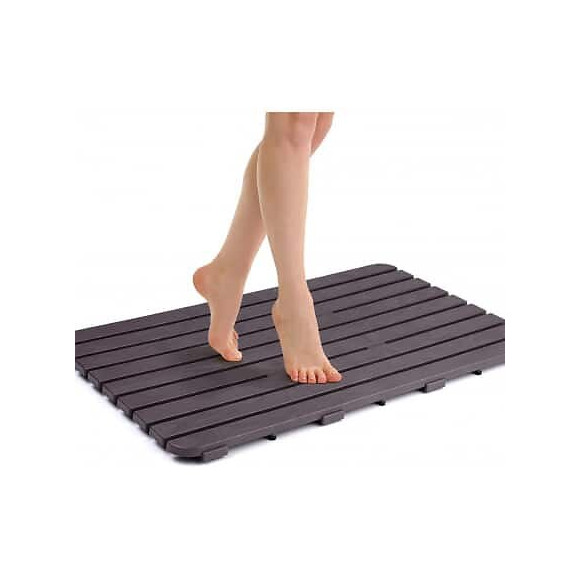 Plateforme De Bain 50x80cm Foncé (avec 28 Tampons En Caoutchouc) Tatay