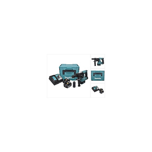 Makita Dhr 243 Rfj Perforateur Sans Fil Brushless Avec Sds-plus + 2x Batteries 3.0 Ah  + Chargeur + Makpac