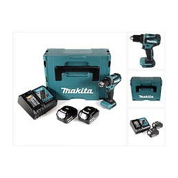 Makita Ddf 485 Rfj Perceuse-visseuse Sans Fil 18v 50nm + Coffret Makpac + 2x Batteries 3,0 Ah + 1x Chargeur