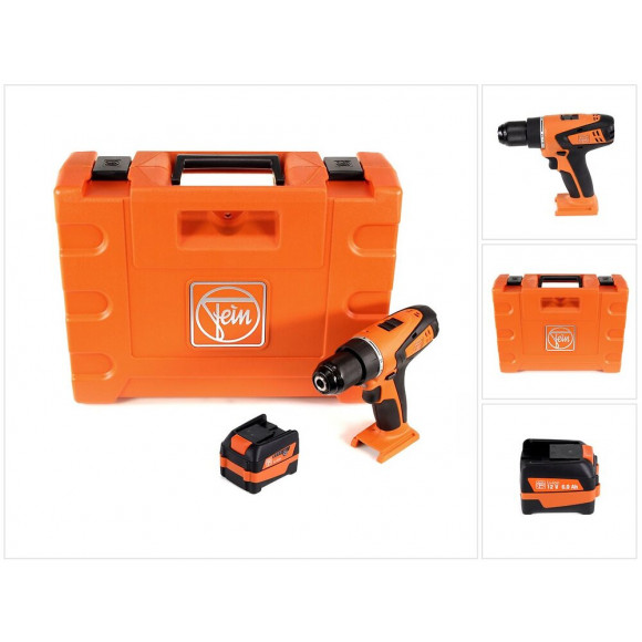Fein Absu 12 Select Perceuse-visseuse Sans Fil 12v 20nm + 1x Batterie 6,0ah + Coffret De Transport - Sans Chargeur