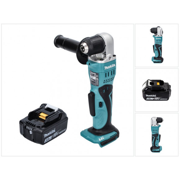 Makita Dda 351 F1 Perceuse-visseuse D'angle Sans Fil 18 V 13,5 Nm + 1x Batterie 3,0 Ah - Sans Chargeur, Sans Coffret