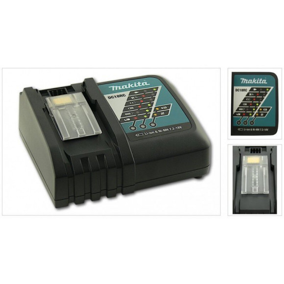 Makita Bhr 202 Perforateur Combiné Sans Fil 18v 2,0j Sds Plus + Coffret Makpac + 2x Batteries 3ah + Chargeur