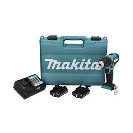 Makita Df333 Dwae 12v Perceuse Sans Fil Max.30 Nm + 2x Batteries 2,0 Ah + Chargeur + Coffret De Transport