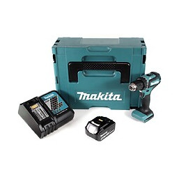 Makita Ddf 485 Rg1j 18 V Li-ion Perceuse Visseuse Sans Fil Brushless 13 Mm + Coffret Makpac + 1 X Batterie 6,0 Ah + Chargeur