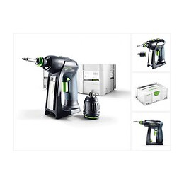 Festool C 18 Li-basic Perceuse-visseuse Sans Fil Avec Boîtier Systainer Sans Batterie Ni Chargeur ( 574737 )