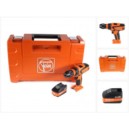 Fein Ascm 18 Qsw Perceuse Visseuse Sans Fil 4-vitesses 18v 40nm ( 71161264000 ) Set + Coffret De Transport + 1x Batterie 5,2 Ah