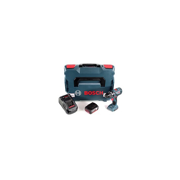 Bosch Gsr 18v-28 Perceuse-visseuse Sans Fil 18v 1/2" 13mm + Coffret De Transport L-boxx + 1x Batterie 5 Ah + Chargeur Rapide