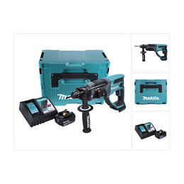 Makita Dhr 202 Y1j-p 18 V Perforateur Burineur Sds-plus Avec Boîtier Makpac + 1x Batterie 3,0 Ah + Chargeur