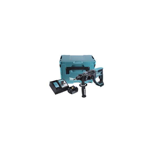 Makita Dhr 202 Y1j-p 18 V Perforateur Burineur Sds-plus Avec Boîtier Makpac + 1x Batterie 3,0 Ah + Chargeur