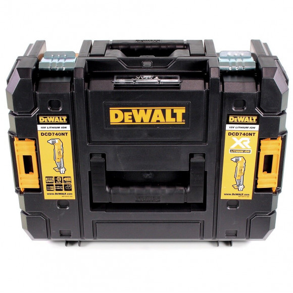Dewalt Dcd 740 Nt 18 V Li-ion Perceuse D'angle Sans Fil En Coffret Tstak Ii - Sans Batterie Ni Chargeur