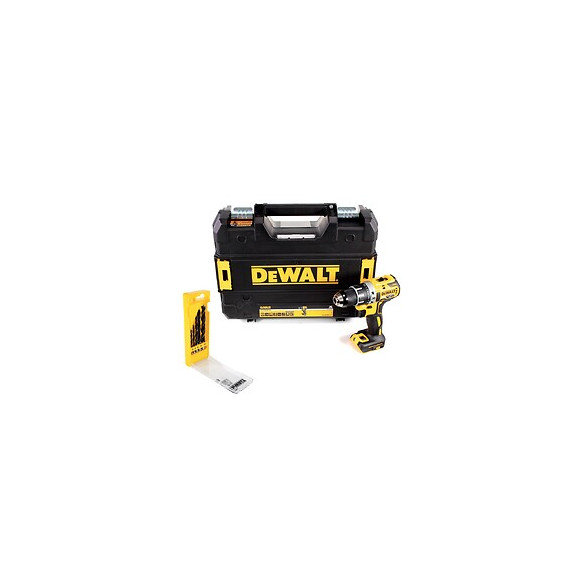 Dewalt Dcd 791 18 V Perceuse Sans Fil Brushless Avec Boîtier Tstak-box Inclu 5 Pieces De Perçage Dt 4535-qz ( 567228-001 ) Sa