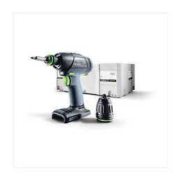 Festool T 18+3 Li-basic Perceuse-visseuse Sans Fil + Coffret De Transport Systainer - Sans Batterie Ni Chargeur ( 574763 )