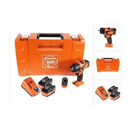 Fein Abs 18 Q Perceuse-visseuse Sans Fil 18v 60nm Interface Quickin ( 71132264000 ) + Coffret De Transport + 2x Batteries High 