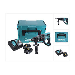 Makita Dhr 202 Rfj 18 V Perforateur Burineur Sds-plus Avec Boîtier Makpac + 2x Batteries 3,0 Ah + Chargeur