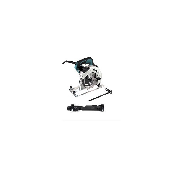 Makita Hs 7611 1600 W Scie Circulaire Portable 190 Mm + 1x Lame De Scie Carbure + 1x Adaptateur De Rail De Guidage Makita C