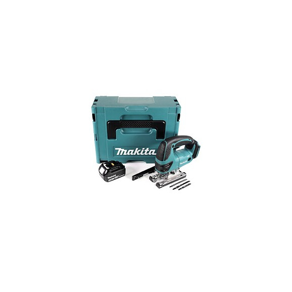 Makita Djv 180 F1j Scie Sauteuse Sans Fil 18v + 1x Batterie 3,0ah + Makpac - Sans Chargeur