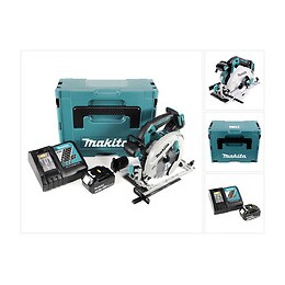 Makita Dhs 680 Rf1j Scie Circulaire Sans Fil 18v Ø 165 Mm + Boîtier Makpac 3 + 1x Batterie Bl1830 3,0 Ah + Chargeur Dc18rc