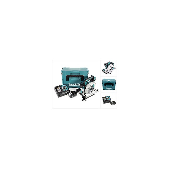 Makita Dhs 680 Rf1j Scie Circulaire Sans Fil 18v Ø 165 Mm + Boîtier Makpac 3 + 1x Batterie Bl1830 3,0 Ah + Chargeur Dc18rc