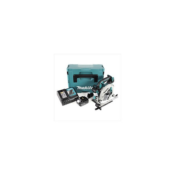 Makita Dhs 680 Rf1j Scie Circulaire Sans Fil 18v Ø 165 Mm + Boîtier Makpac 3 + 1x Batterie Bl1830 3,0 Ah + Chargeur Dc18rc