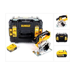 Dewalt Dcs 373 Scie Circulaire Sans Fil Métal 18v Li-ion + Coffret De Transport Tstak + Lame De Scie 140mm + 1x Batterie Dcb 1