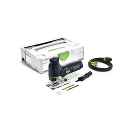 Festool Psb 300 Eq-plus Trion Scie Sauteuse Pendulaire 720w + Coffret De Transport Tloc + 2x Lames De Scie + Pare-éclats ( 561